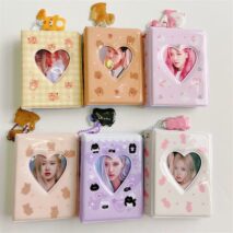 Cute Bear Cat Bunny Kpop 3 Inch Mini Photocard Album - ArtGalleryZen