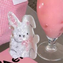 Cute Bowknot Rabbit Acetate Acrylic Hair Claw Hair Clip - ArtGalleryZen