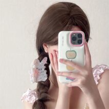 Cute Bowknot Rabbit Acetate Acrylic Hair Claw Hair Clip - ArtGalleryZen