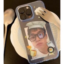 Cute Bread Chef Kpop Photocard Polaroid iPhone Case - ArtGalleryZen