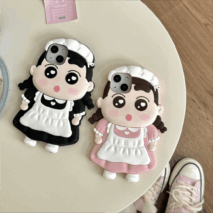 Cute Cartoon Crayon Shin-chan Silicone iPhone Case - ArtGalleryZen