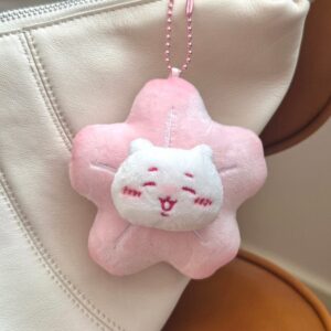 Cute Chiikawa Cherry Blossoms Keychain Doll - ArtGalleryZen