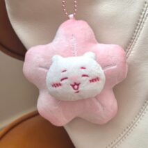 Cute Chiikawa Cherry Blossoms Keychain Doll - ArtGalleryZen
