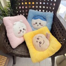 Cute Chiikawa Usagi Hachiware Flower Plush Cushion - ArtGalleryZen