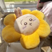 Cute Chiikawa Usagi Hachiware Flower Plush Cushion - ArtGalleryZen