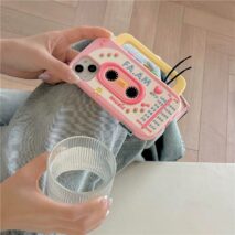 Cute Classical Radio Tape Recorder iPhone Case - ArtGalleryZen