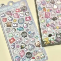 Cute Colorful Animal Pattern Crystal 3D DIY Decoration Stickers - ArtGalleryZen