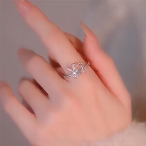 Cute Crystal Carrot Rabbit Ring - ArtGalleryZen