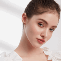Cute CZ Inlaid Opal Heart Rabbit Earrings - ArtGalleryZen