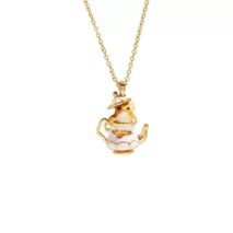 Cute Enamel Teacup Hamster Earrings Necklace - ArtGalleryZen