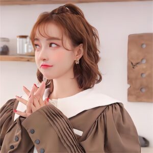 Cute Flocking Rabbit Bear Ear Studs - ArtGalleryZen