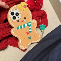 Cute Gingerbread Man iPhone Case - ArtGalleryZen