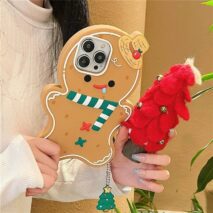 Cute Gingerbread Man iPhone Case - ArtGalleryZen