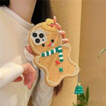 Cute Gingerbread Man iPhone Case - ArtGalleryZen