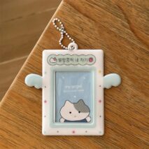 Cute Heart Star Angel Kpop Keychain Photocard Holder - ArtGalleryZen