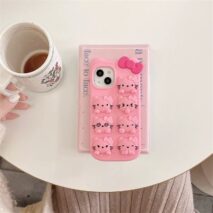 Cute Hello Kitty Expressions Silicone iPhone Case - ArtGalleryZen
