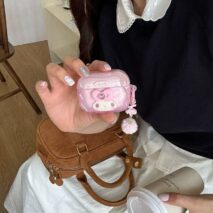Cute Hello Kitty My Melody AirPods Earphone Case With Charm - ArtGalleryZen