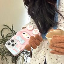 Cute Hello Kitty My Melody Milk Silicone iPhone Case - ArtGalleryZen
