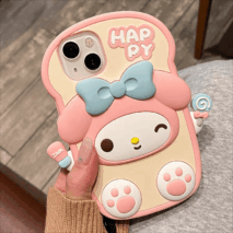 Cute Hello Kitty My Melody Toast iPhone Case - ArtGalleryZen
