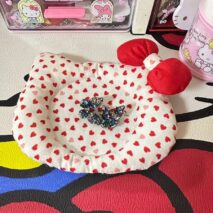 Cute Hello Kitty Shaped Fabric Coaster - ArtGalleryZen