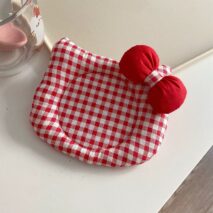 Cute Hello Kitty Shaped Fabric Coaster - ArtGalleryZen