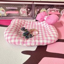 Cute Hello Kitty Shaped Fabric Coaster - ArtGalleryZen