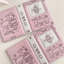 Cute Kitten Kpop 3 Inch Mini Photocard Album - ArtGalleryZen