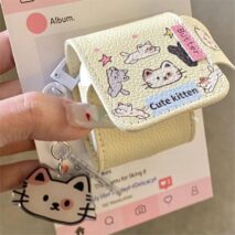 Cute Kitten Sanrio Hello Kitty AirPods Earphone Leather Case - ArtGalleryZen