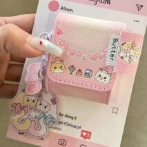 Cute Kitten Sanrio Hello Kitty AirPods Earphone Leather Case - ArtGalleryZen