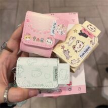 Cute Kitten Sanrio Hello Kitty AirPods Earphone Leather Case - ArtGalleryZen