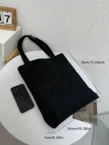 Cute Labubu Shoulder Tote Canvas Bag - ArtGalleryZen