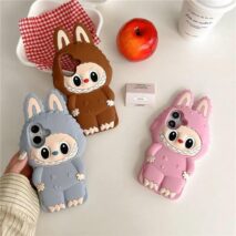 Cute Labubu Silicone iPhone Case - ArtGalleryZen