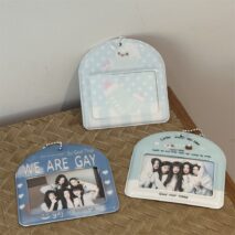 Cute Little Puppy Bear Kpop Keychain Photocard Holder - ArtGalleryZen