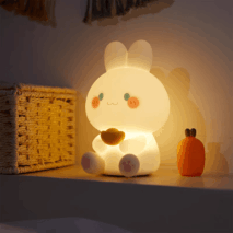 Cute Lucky Rabbit Night Light - ArtGalleryZen