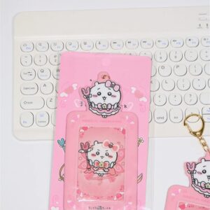 Cute Magical Chiikawa Kpop Keychain Photocard Holder - ArtGalleryZen
