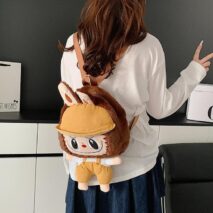 Cute Mario Labubu Plush Backpack Bag - ArtGalleryZen