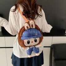 Cute Mario Labubu Plush Backpack Bag - ArtGalleryZen