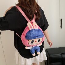 Cute Mario Labubu Plush Backpack Bag - ArtGalleryZen