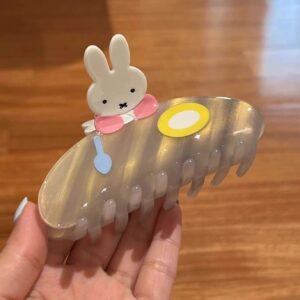 Cute Miffy Hair Claw Hair Clip Set - ArtGalleryZen