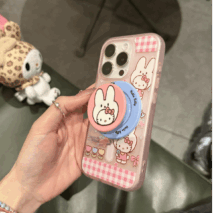 Cute Miffy Hello Kitty Magnetic Stand iPhone Case - ArtGalleryZen