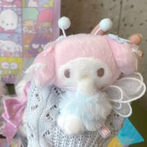 Cute My Melody Hello Kitty Plush Keychain Doll - ArtGalleryZen