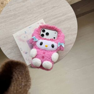 Cute My Sweet Piano Plush iPhone Case - ArtGalleryZen