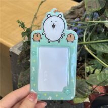 Cute Nagono Mogura Korokke Kpop Keychain Photocard Holder - ArtGalleryZen