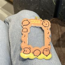 Cute Nagono Mogura Korokke Kpop Keychain Photocard Holder - ArtGalleryZen