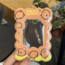 Cute Nagono Mogura Korokke Kpop Keychain Photocard Holder - ArtGalleryZen