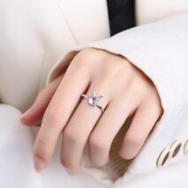 Cute Opal Rabbit Ring - ArtGalleryZen