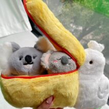 Cute Pelican Plush Bag Camera Bag Makeup Toiletry Bag Portable Travel Storage Organizer - ArtGalleryZen