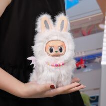 Cute Pink Bow Angel Wings Labubu 17cm Doll Clothes - ArtGalleryZen