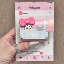 Cute Pink Bowknot Puppy AirPods Earphone Leather Case - ArtGalleryZen