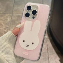 Cute Pink Miffy iPhone Case - ArtGalleryZen